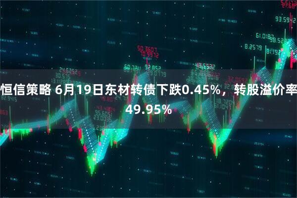 恒信策略 6月19日东材转债下跌0.45%，转股溢价率49.95%