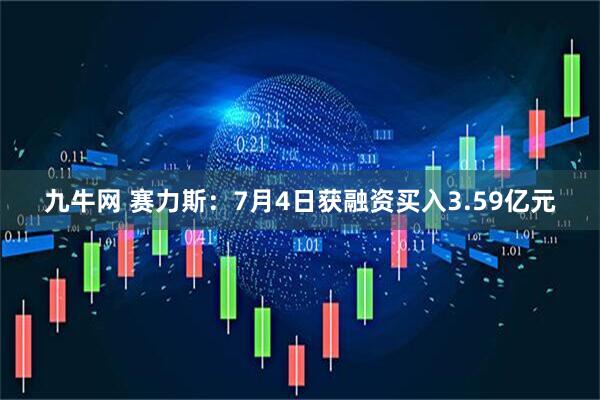 九牛网 赛力斯：7月4日获融资买入3.59亿元